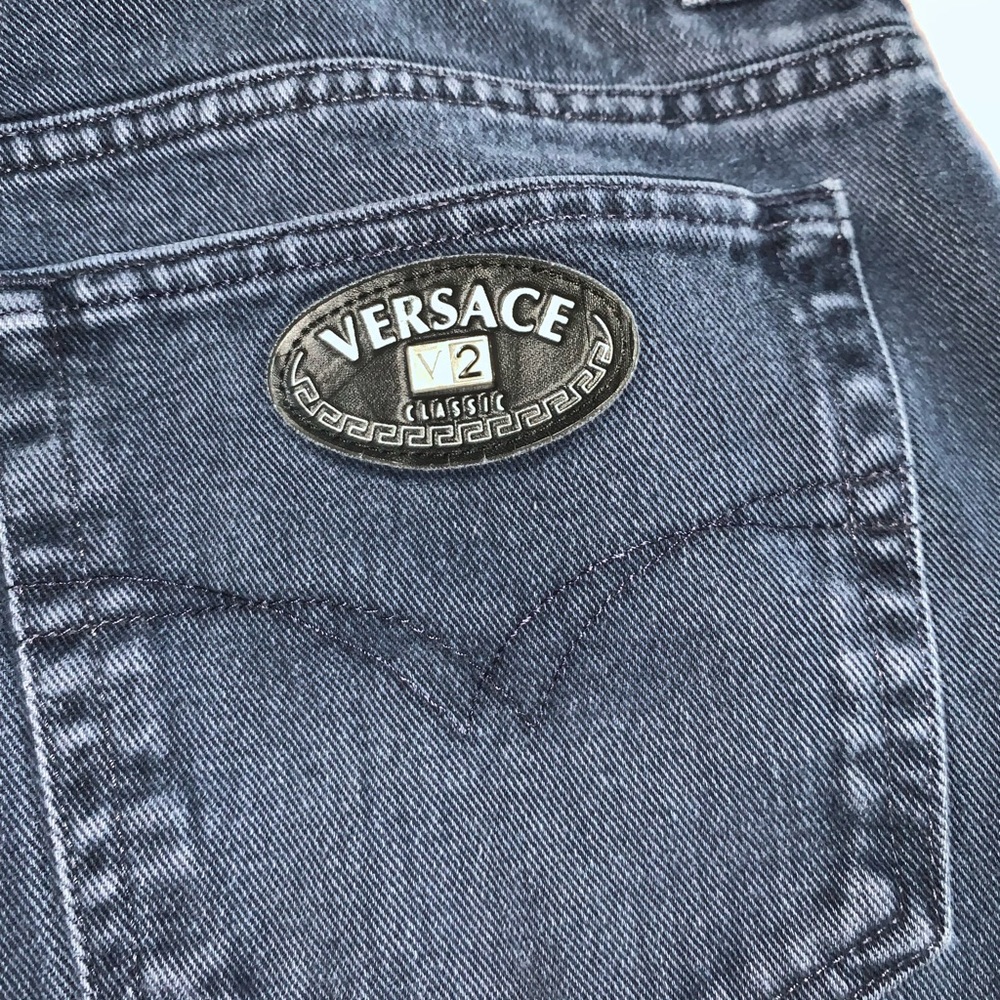 Vintage mens versace v2 classic denim jeans